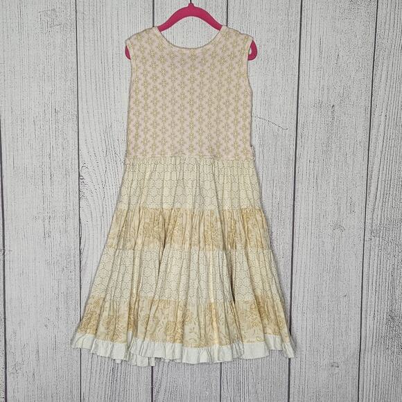 Giggle Moon Tiered Layered Sleeveless Floral Party Dress, sz 6X - Picture 4 of 5